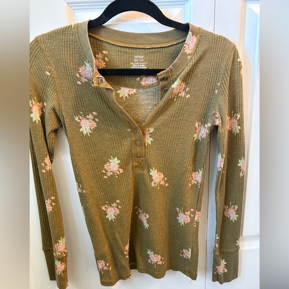 Aerie Thermal Henley